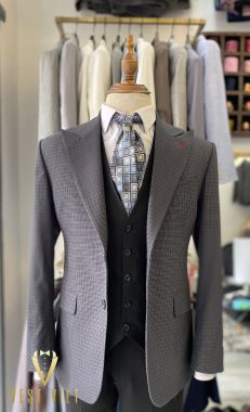 Suit Caro Xám V16
