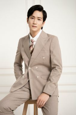 Vest Nâu Tây Kẻ Sọc