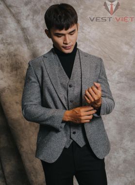 #202165BLGXC - Blazer Xám Herringbone